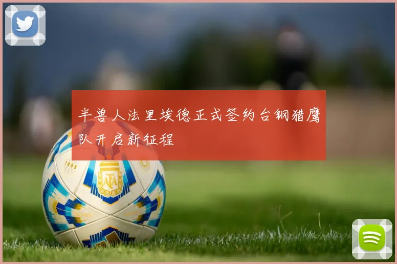 半兽人法里埃德正式签约台钢猎鹰队开启新征程